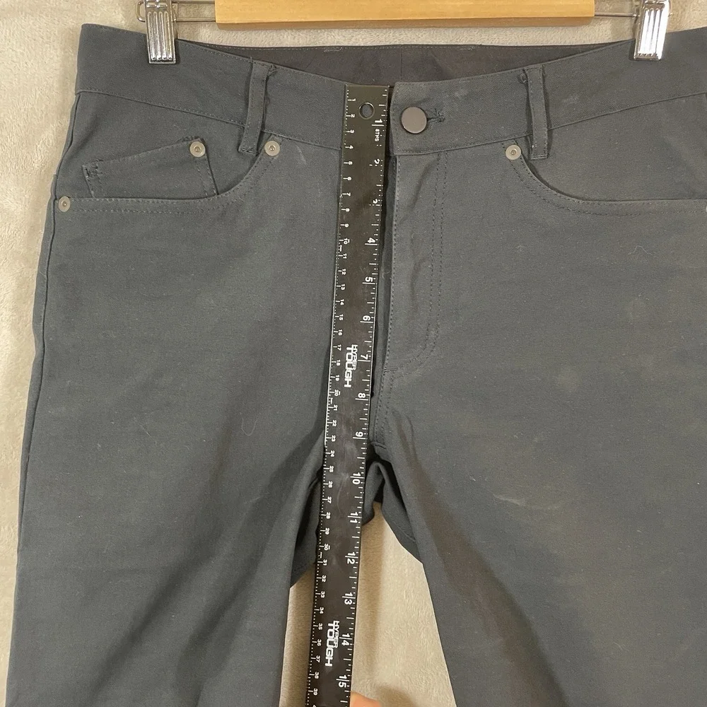Outlier NYC Pants Mens 31x28 Black Strongtwill Two Way Stretch DWR Worn